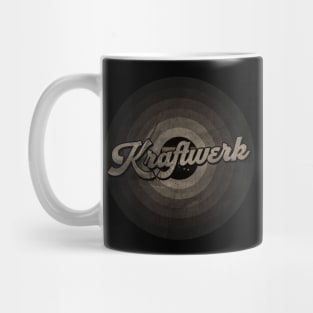 Kraftwerk First Name Retro Tape Pattern Vintage Styles Mug